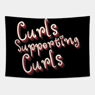 Curls Supporting Curls v14 Tapestry