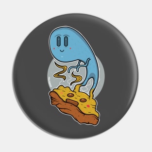 Pizza Ghost Pin