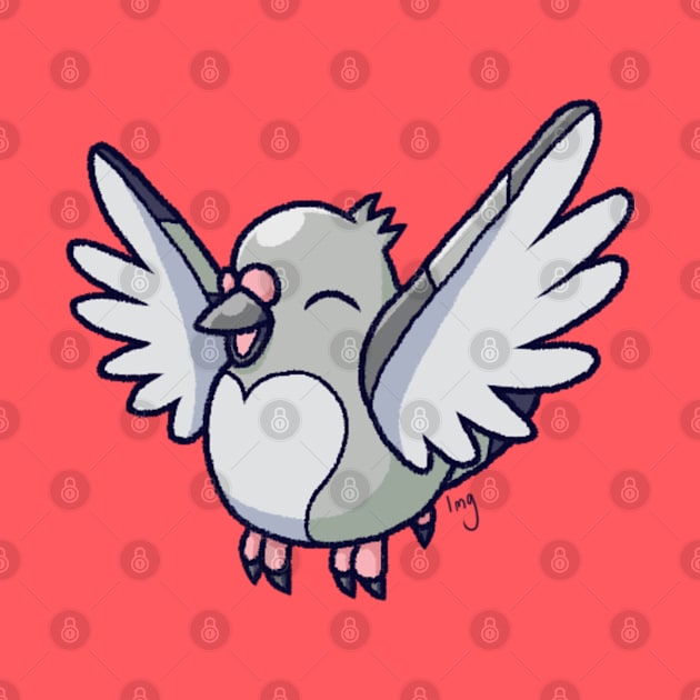 1217 Tiny Pigeon by MeenGreenie