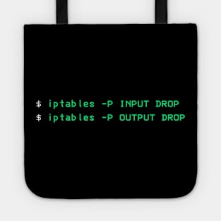 iptables drop input and output Tote