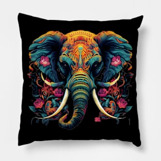 Tusky Elephant Pillow