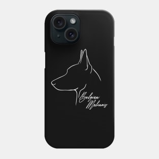 Belgian Malinois Profile dog Phone Case