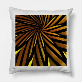 Gold/Black Spirals Pillow