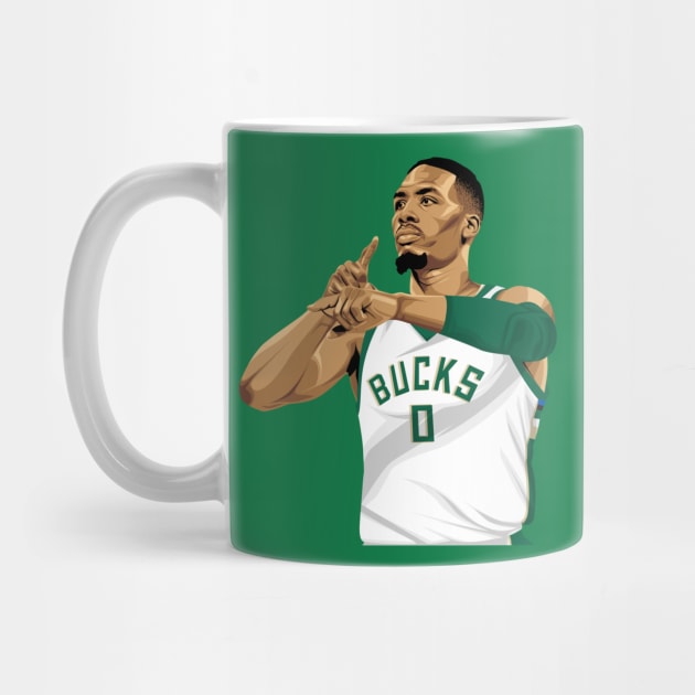 All Over Print Milwaukee Bucks Ceramic Mug