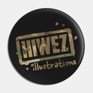 HIWEZ logo Multicam Pin