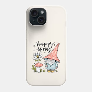 Happy Spring Cute Gnome Phone Case