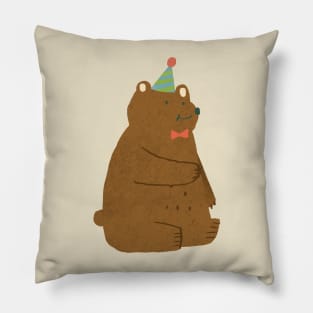 Party Hat Cute Bear Pillow