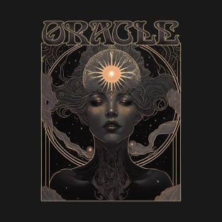 Oracle - Ancient Priestess of Prophecy Art Nouveau T-Shirt