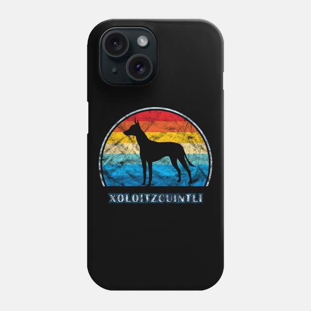 Xoloitzcuintli Vintage Design Dog Phone Case by millersye