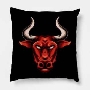 Bull head design Pillow