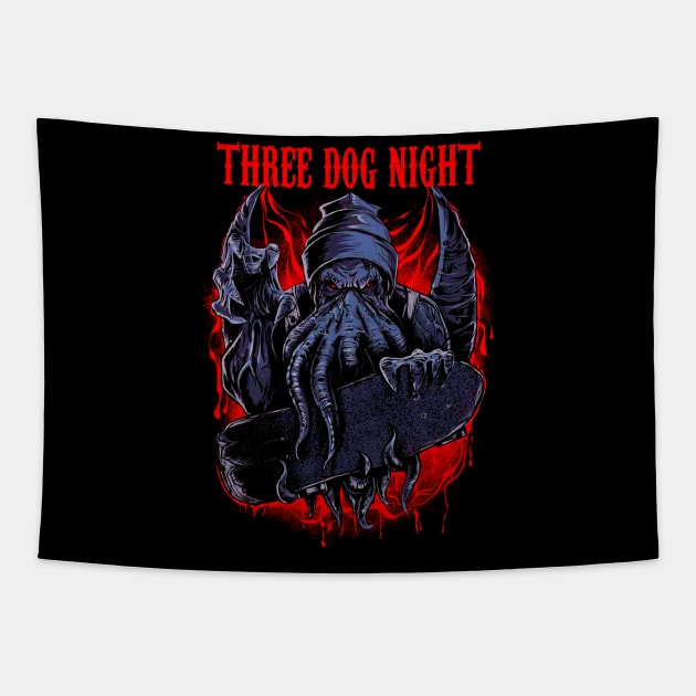 THREE DOG NIGHT BAND MERCHANDISE Tapestry by Rons Frogss