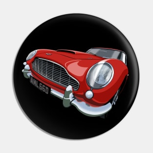 1966 Aston Martin DB5 in red Pin