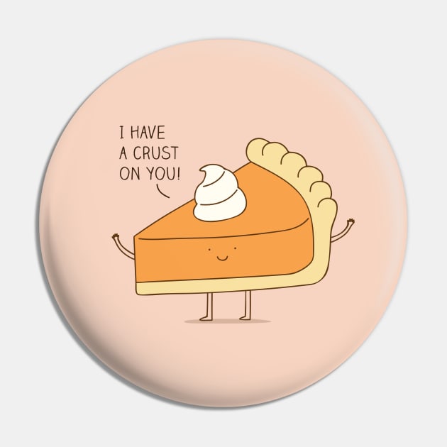 A pie's crush Pin by milkyprint