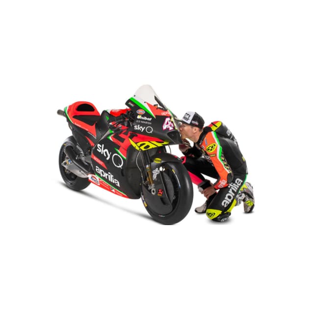 Aleix Espargaro and his motorcycle by Adadita