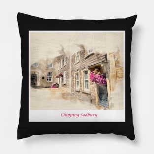 Chipping Sodbury - Watercolour Pillow