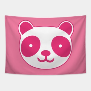 Cute Little Pink Panda Tapestry