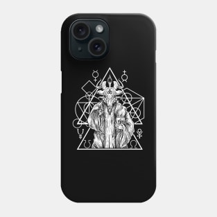 Occult Sacred Geometry Baphomet Phone Case