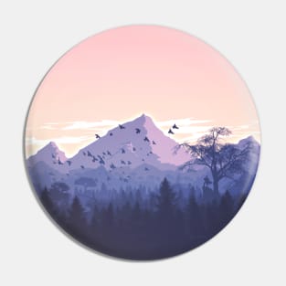 Forest Nature Pin