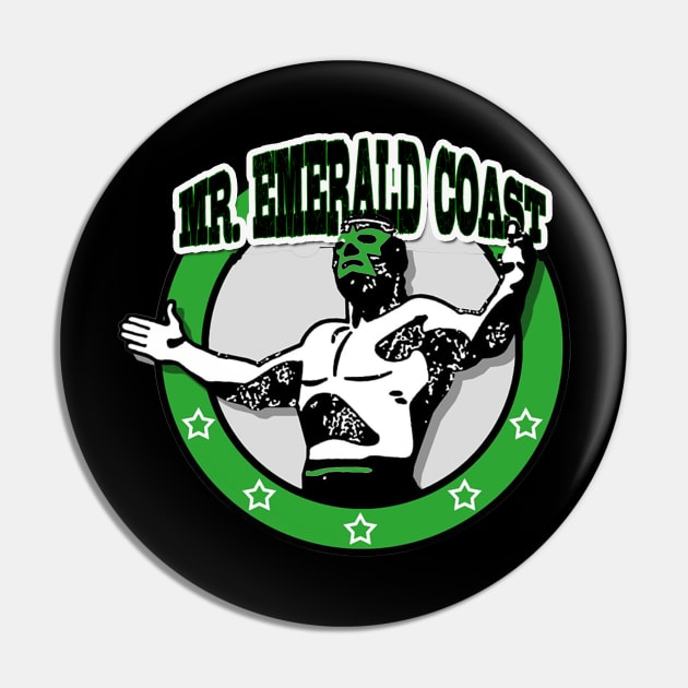 Masked Mr. Emerald Coast Pin by Mr. Emerald Coast 