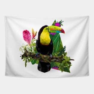 Toucan in the rainforest Tapestry