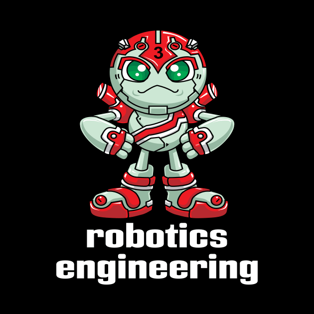 Robotics Engineering Cartoon Engineer Robots by ProjectX23Red