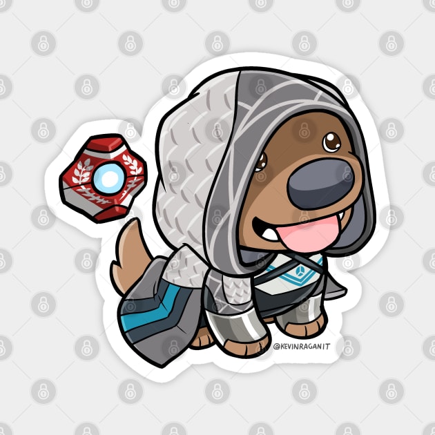 D2 Hunter Puppers Magnet by fallerion