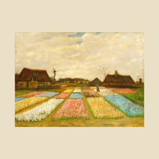 Van Gogh Tulip Bulb Fields T-Shirt