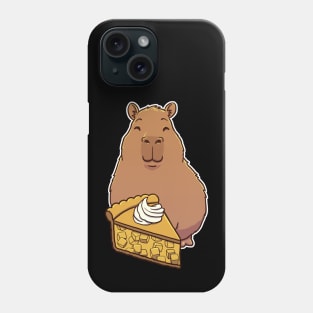 Capybara Apple Pie Slice Phone Case