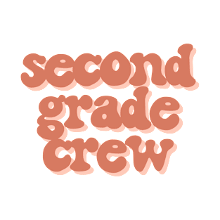 Second Grade Teacher Cute Boho Crew Teaching Squad 2nd Grader T-Shirt