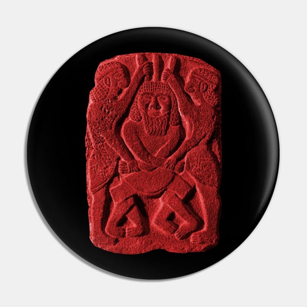 Gilgamesh & Enkidu with Humbaba Pin by Historia