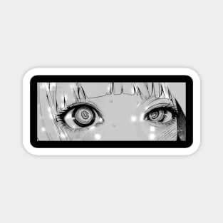 Manga anime lover face Magnet