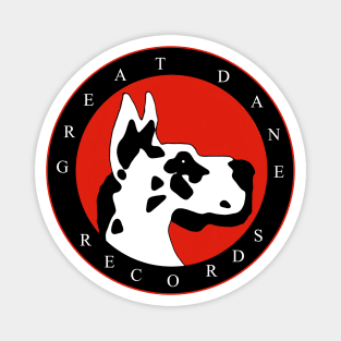 Great Dane Records Magnet