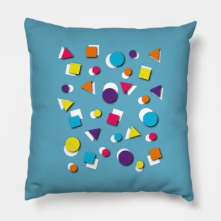 Vintage Retro Shapes Pillow