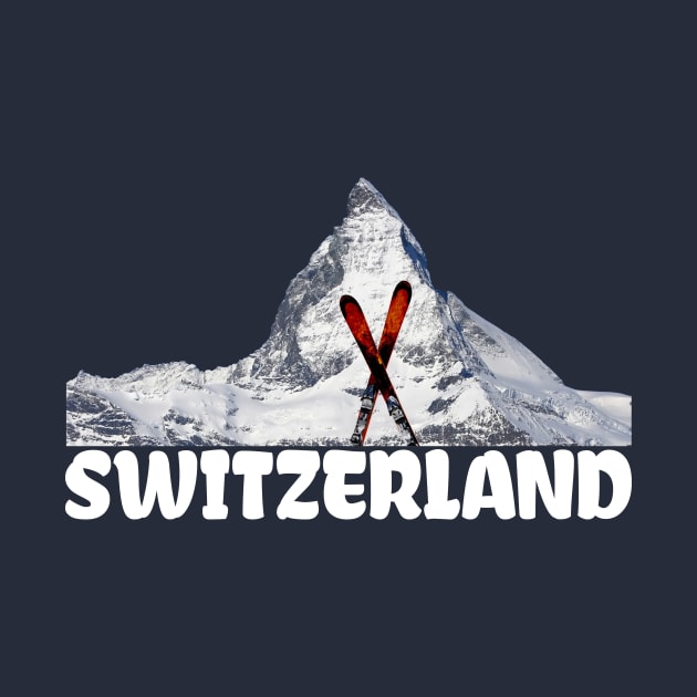 Ski Matterhorn Switzerland Mountaineer Snow Lovers by peter2art