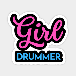 Girl drummer Magnet