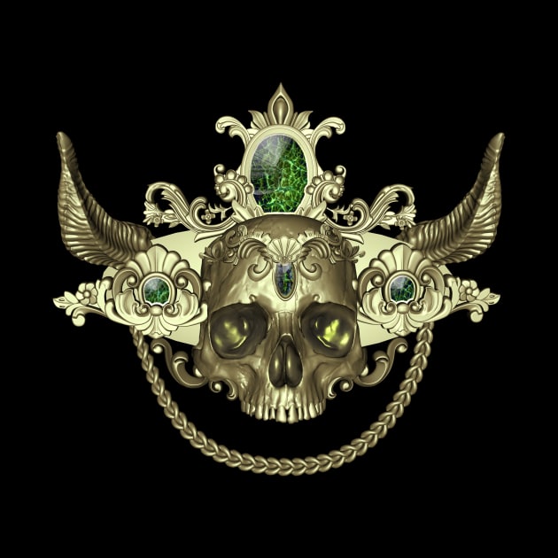 Awesome decorative skull by Nicky2342