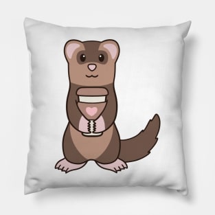 Ferret Coffee Pillow