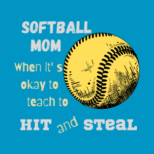 Softball moms T-Shirt