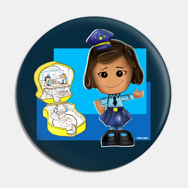 Officer Giggle McDimples Pin by jorge_lebeau