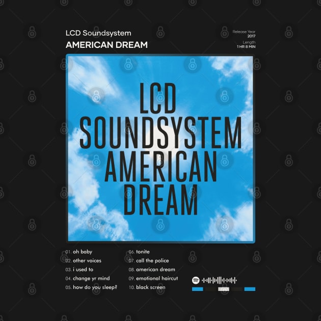 LCD Soundsystem - american dream Tracklist Album by 80sRetro