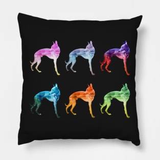 Multicoloured Whippet Waves Sticker Pack Pillow