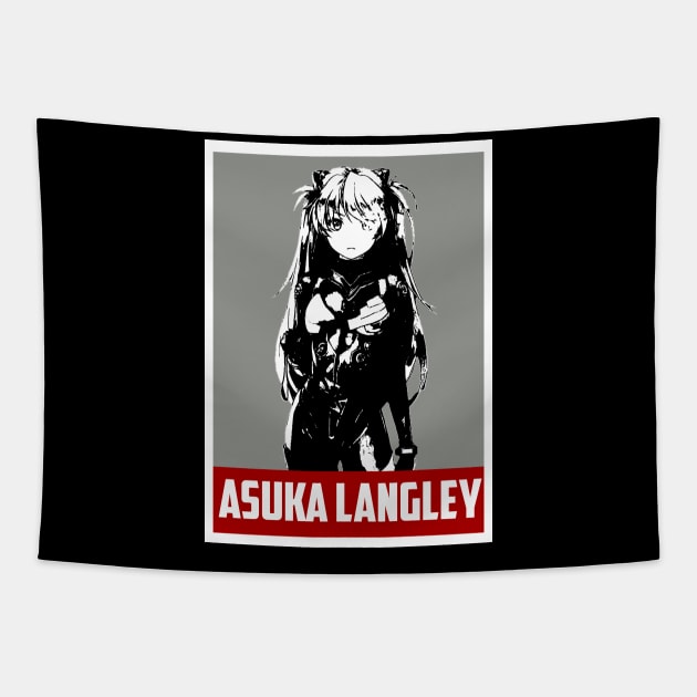 Asuka Langley Tapestry by Retrostyle