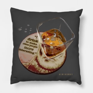 Drunk Authors - Ernest Hemingway Pillow