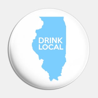 Illinois Drink Local IL Blue Pin