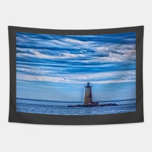 Whaleback Light, Kittery Maine Tapestry