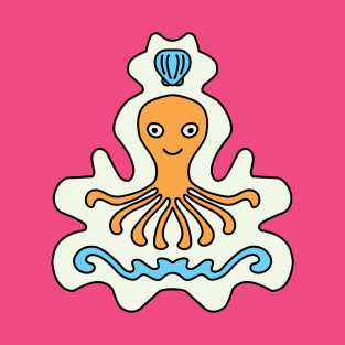 Cute Cartoon Octopus T-Shirt