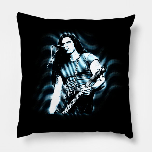 Peter Steele Forever Celebrate the Legacy of the Metal Legend with a Classic Music-Inspired Tee Pillow by QueenSNAKE