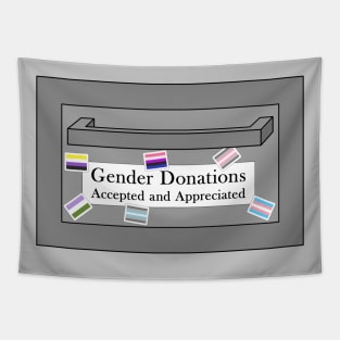 Gender Donation Box Tapestry