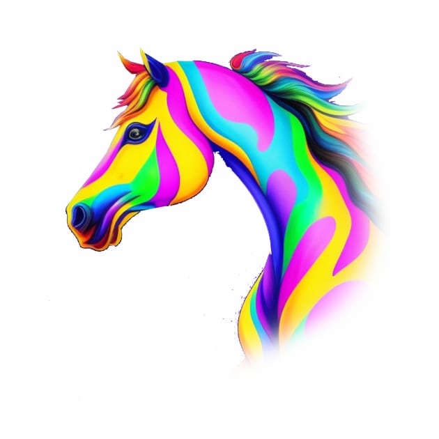 Pop Art Paint Horse by Yourex