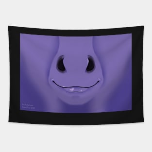 Purple Horse Face Tapestry